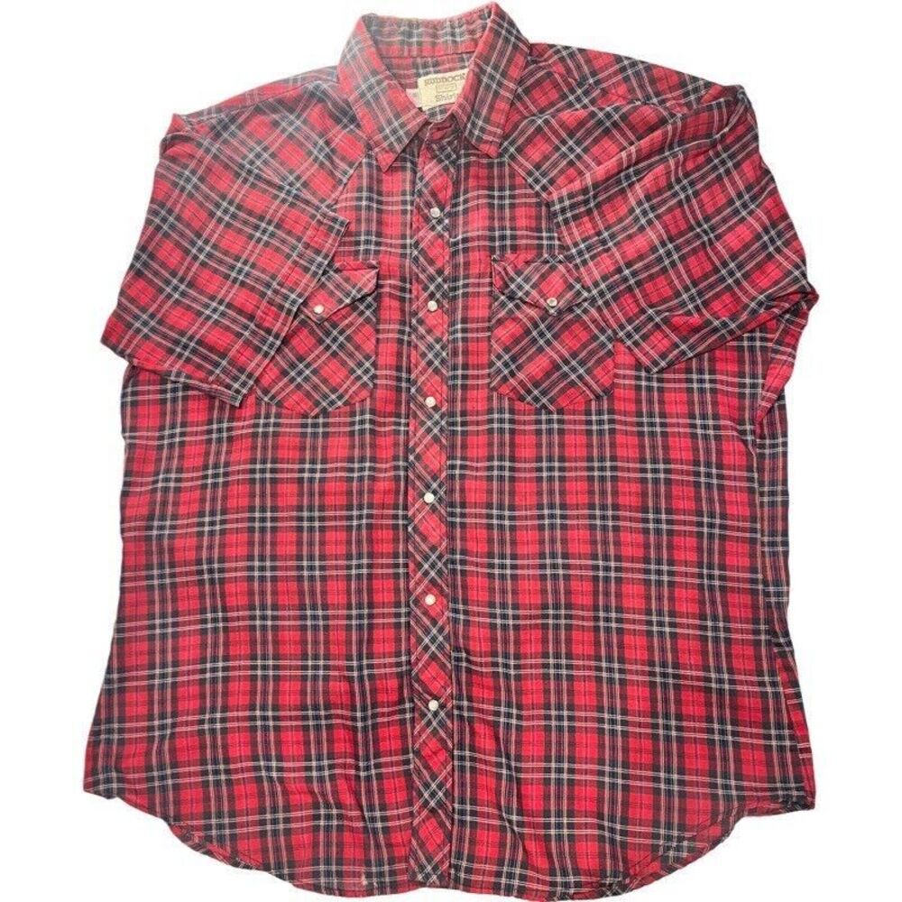 Ruddock Western Shirt w/pearl snaps Size Large